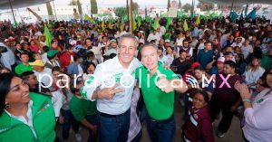 Respaldan Manuel Velasco y candidatos del Verde a Pepe Chedraui