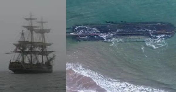 Aparece antiguo barco fantasma en costa de Canadá; creen es un naufragio