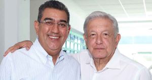 Agradece Sergio Salomón visita de AMLO a Puebla