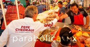 Presenta Pepe Chedraui su proyecto en el Mercado La Acocota