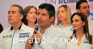 Firman Eduardo Rvera y candidatos pacto para buscar recursos para Puebla