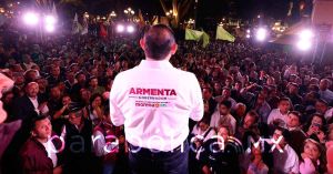 Recorrió Armenta 41 municipios en la primera mitad de campaña