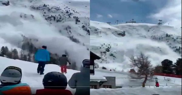 Cae avalancha y sepulta a decenas de personas en famosa estación de ski en Suiza