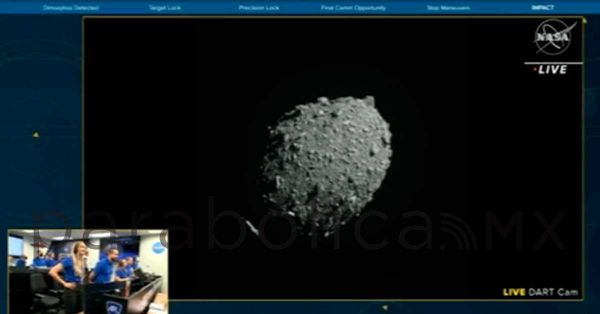 Impacta NASA asteroide para desviar su trayectoria