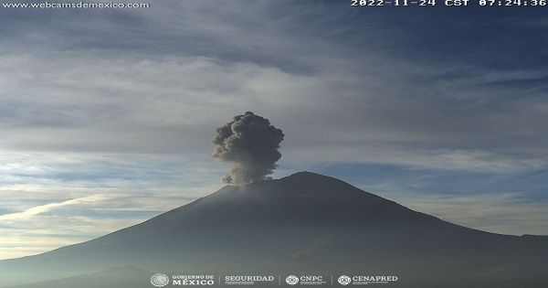 Continúa el Popocatépetl en Amarillo Fase 2