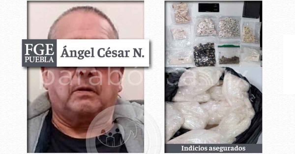 Asegura FGE 478 dosis de droga y detiene a 3 personas en Teziutlán