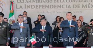 Conmemora Gobierno estatal el CCI aniversario de la Consumación de la independencia