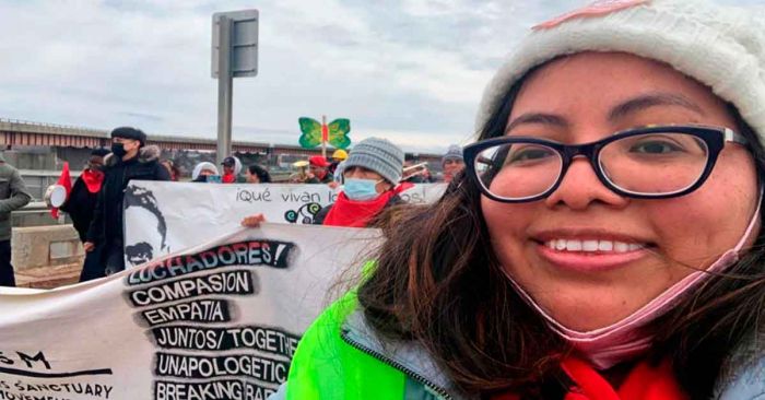 Reconocen a Diana Sánchez activista poblana que defiende a migrantes en Nueva York