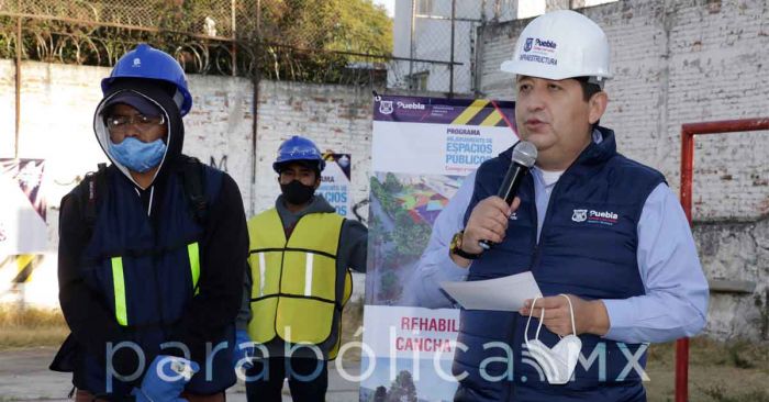 Comenzó la corrección de la rotonda del Bulevar Hermanos Serdán