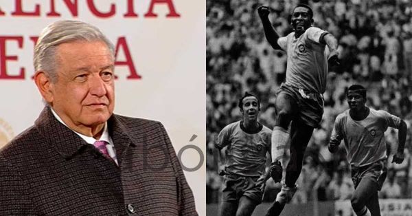 Lamenta AMLO muerte de Pelé, &quot;el gran futbolista&quot;