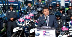 Pone alcalde Eduardo Rivera en operación 156 nuevas patrullas