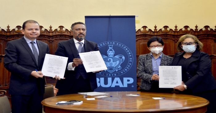 Encabeza Lilia Cedillo firma de convenio entre la BUAP y Prodecon