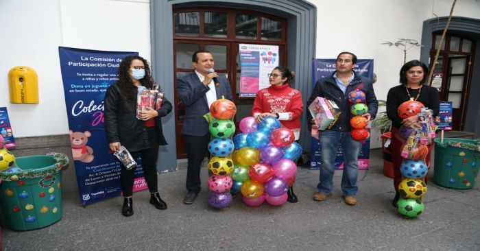 Invitan regidores de Puebla a la donaci&oacute;n de juguetes para la &eacute;poca decembrina