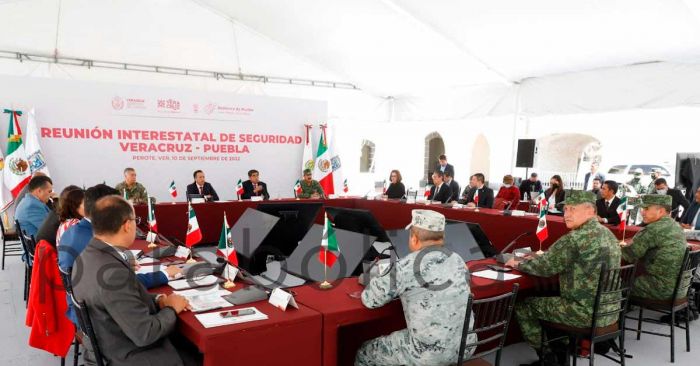 Sostienen Miguel Barbosa y Cuitláhuac García reunión interestatal de Seguridad