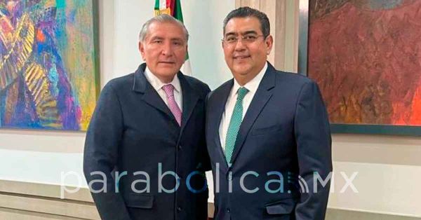 Respaldan Adán Augusto y la federación a Puebla: Sergio Salomón