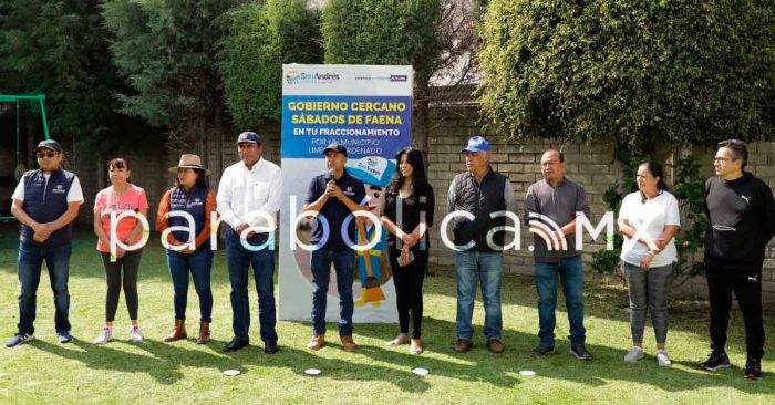 Lleva Ayuntamiento de San Andrés Cholula sábados de faena a fraccionamientos de la Colonia Emiliano Zapata