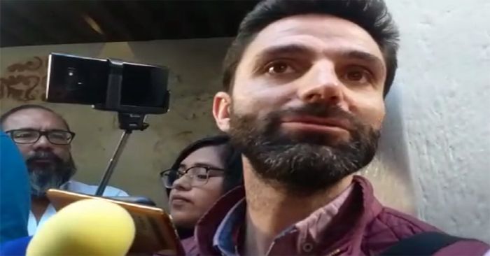 Condena Sergio Salom&oacute;n como traidor a Rodrigo Abdala por incitar contra el gobernador