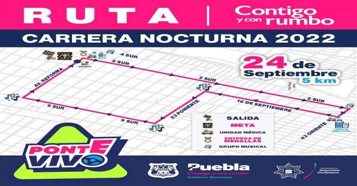 &iexcl;Prep&aacute;rate! Har&aacute;n cierres viales este s&aacute;bado por carrera nocturna