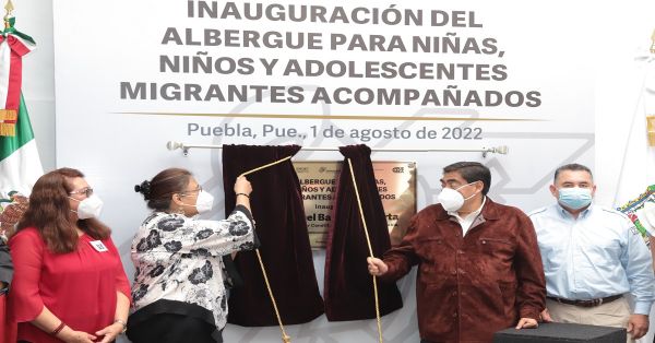 Inauguran albergue para menores migrantes en Puebla