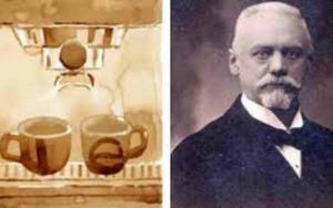 Angelo Moriondo inventor de la máquina café espresso es puesto en el Doodle de Google de hoy