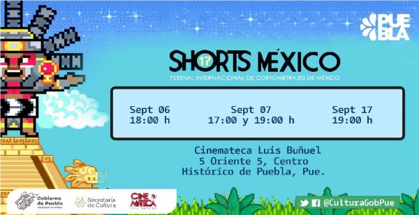 Será Puebla parte del Festival Internacional de Cortometrajes “Shorts México”