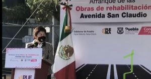 Arrancan BUAP, Gobierno estatal y ayuntamiento la rehabilitación de la Avenida San Claudio