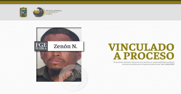 Vinculan a proceso a Zenón N. por lesiones calificadas en Huauchinango