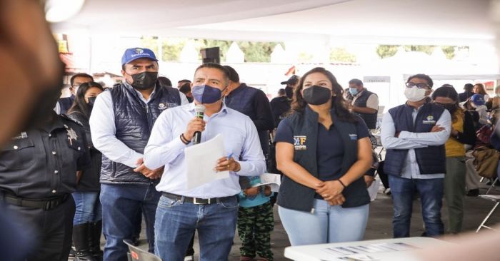 Realizan jornada de proximidad en Tonantzintla en  San Andrés Cholula