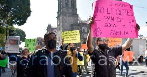 Piden voceadores detener el desalojo y reubicación de casetas del Centro Histórico