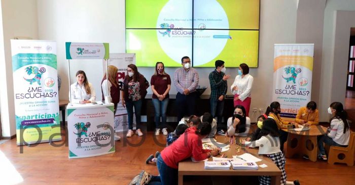 Recibe Casa Puebla a niñas, niños y adolescentes para Consulta Nacional ¿Me Escuchas? 2022