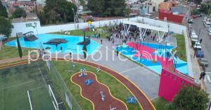 Suma la administración municipal 7 parques y 5 canchas rehabilitadas