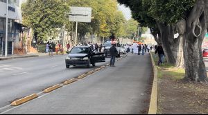 Desquicia manifestación de maestros transito al norte de la ciudad