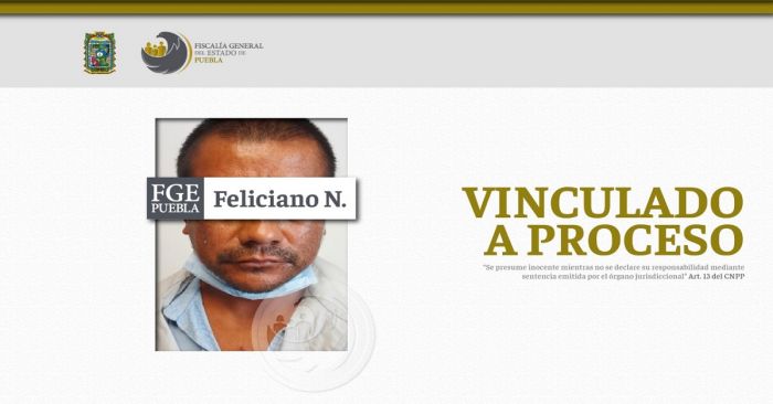 Va Feliciano N. a prisión preventiva por violación equiparada en Tlaola