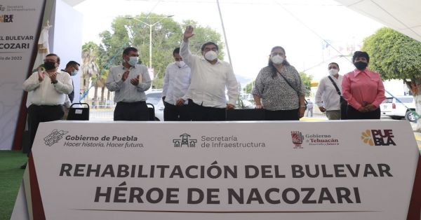 Inauguran rehabilitación de vialidades en Tehuacán: MBH