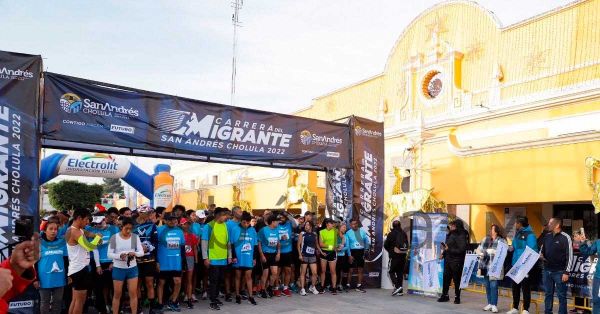 Realiza con éxito Ayuntamiento la carrera del migrante San Andrés Cholula 2022