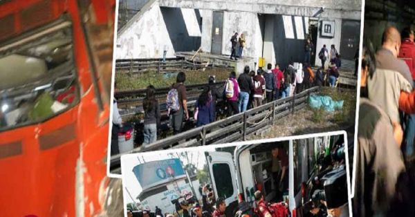 Choque de trenes en L3 de la CDMX; hay 16 hospitalizados y un muerto