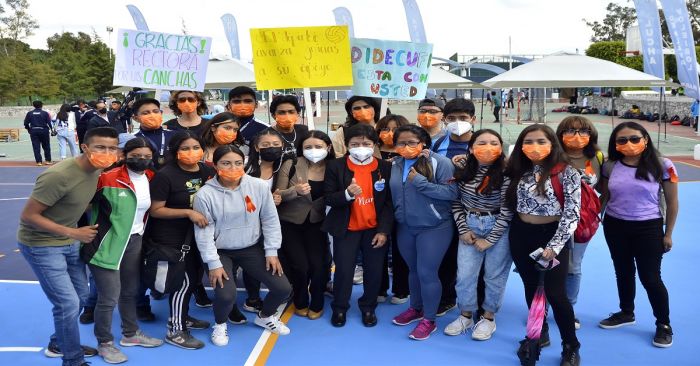 Inauguran cancha de handball en Ciudad Universitaria