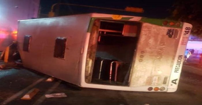 Suspende SMT concesión de ruta Azteca involucrada en percance vehicular