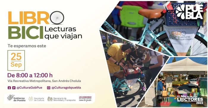Promoverán Cultura lectura en la Vía Recreativa Metropolitana de San Andrés Cholula