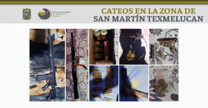 Realizan en San Martín cateó a inmueble y aseguran a cinco personas