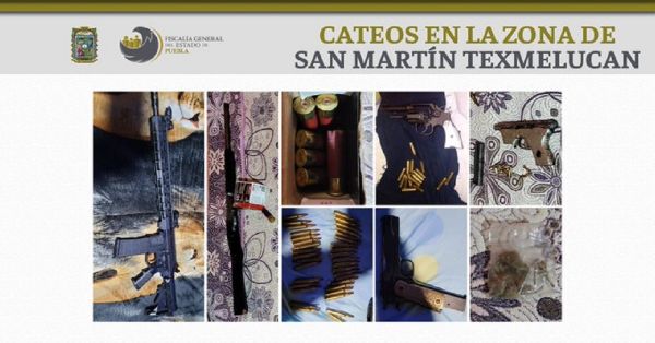 Realizan en San Martín cateó a inmueble y aseguran a cinco personas