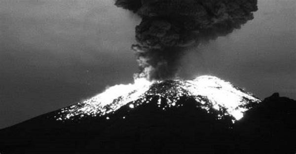 Registra volcán Popocatépetl actividad, sin incidentes mayores: SEGOB