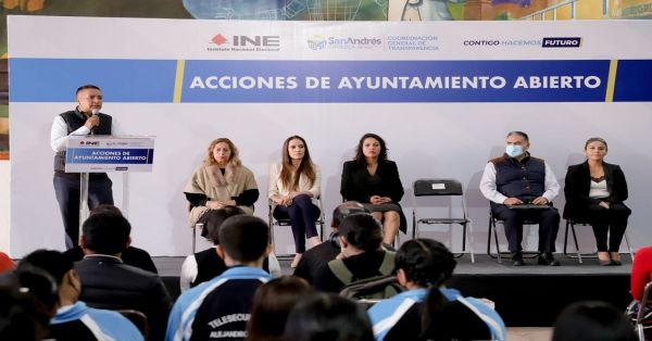 Presenta ayuntamiento de San Andrés resultados de las acciones de gobierno abierto