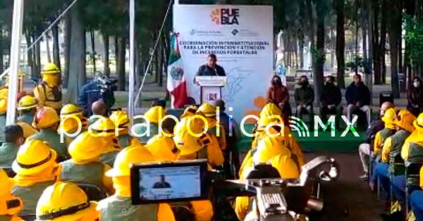 Arranca gobernador campaña de prevención de incendios forestales en Flor del Bosque