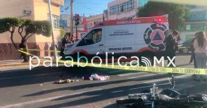 Muere atropellada estudiante de la BUAP que viajaba en motociclista por la 9 sur