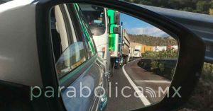 Bloquean transportistas por 4 horas la autopista en defensa de Gaudencio Andrade