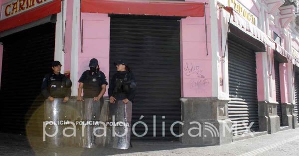 Permanece operativo anti ambulantaje en el Centro Hist&oacute;rico