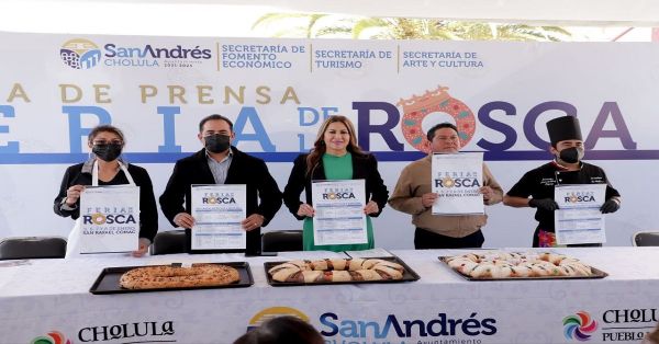 Anuncian Feria de la Rosca 2023 en San Andrés Cholula