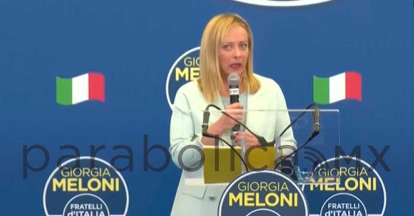 Gana ultraderechista Giorgia Meloni elecciones en Italia