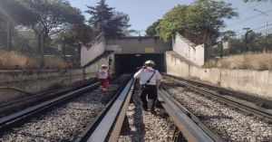 Apoya Cruz Roja Mexicana a lesionados tras choque en L&iacute;nea 3 del Metro